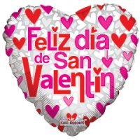 San Valentine Globo 18" Feliz Dia de San Valentin