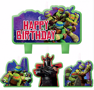 Ninja Turtles Set Velas