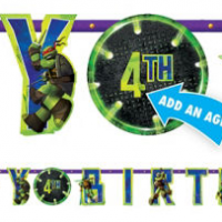 Ninja Turtles Banner para Personalizaar