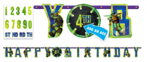 Ninja Turtles Banner para Personalizaar