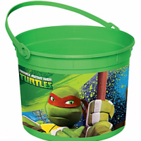 Ninja Turtles Balde Plástico