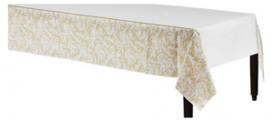 Boda Dorado Mantel Rectangular