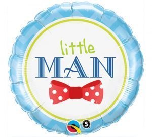 Globo Metalico 18" Little Man (Redondo) Precio: ¢ 2.400,00
