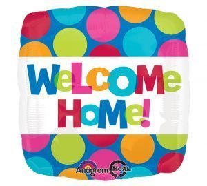 Globo Metalico 18" Welcome Home