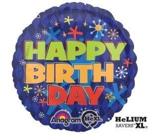 Globo Metalico 18" Happy Birthday (Redondo) Precio: ¢ 2.400,00