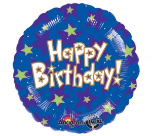 Globo Metalico 18" Happy Birthday (Redondo) Precio: ¢ 2.400,00