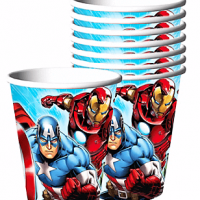 Avengers Vasos Carton Party Time Heredia