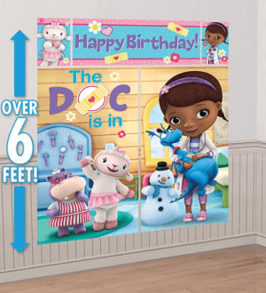 Doc Mcstuffins Wall Decoracion Pared Party Time Heredia