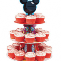 Mickey Cupcake Stand Party Time Heredia