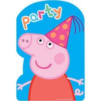 Peppa Pig Invitaciones Party Time Heredia