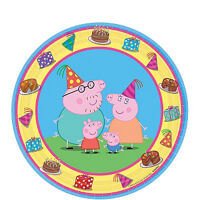 Peppa Pig Plato Postre Party Time Heredia
