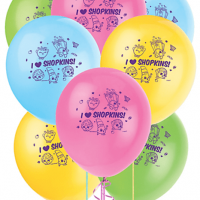 Shopkins Globos latex party time heredia