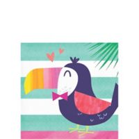 Piña-Flamingo Servilleta Bebida