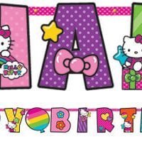Hello Kitty Banner para Personalizar